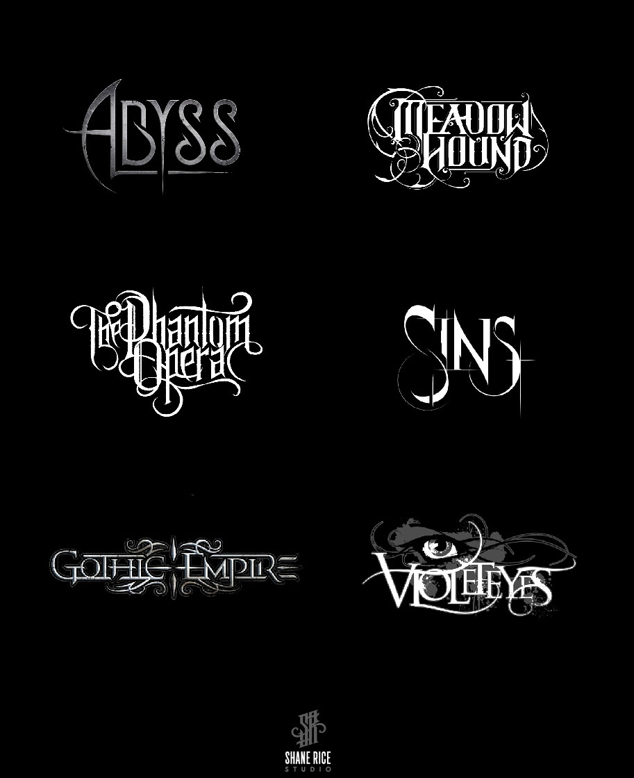 Metal Band Logo Design Examples