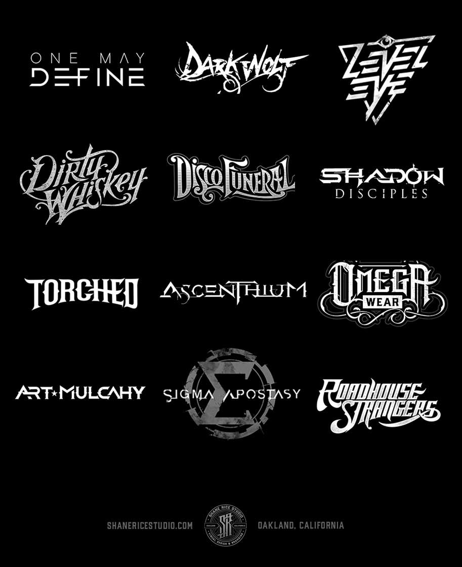 Metal Band Logo Design Examples